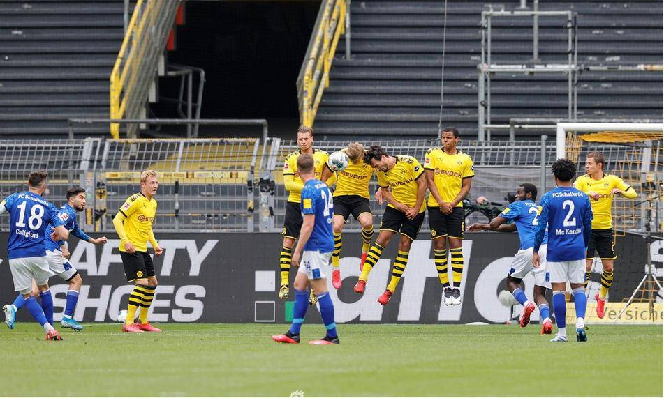  德甲重启首日多场比赛爆发进球大战  